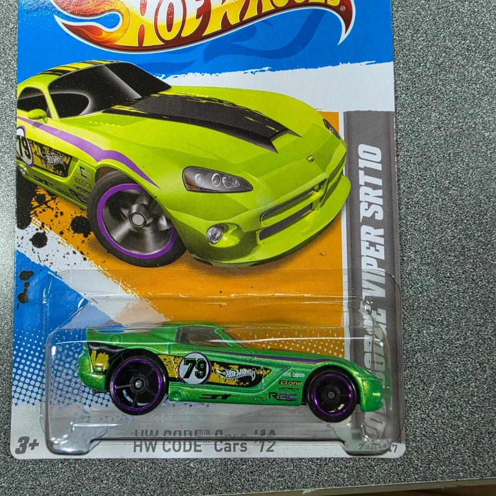 Hot Wheels Diecast Lot 3 2012 Dodge Viper SRT10 Jet Threat 4.0 Tread Air New NIB